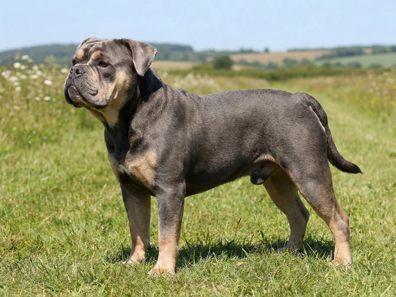 Image de chien de race Old English Bulldog